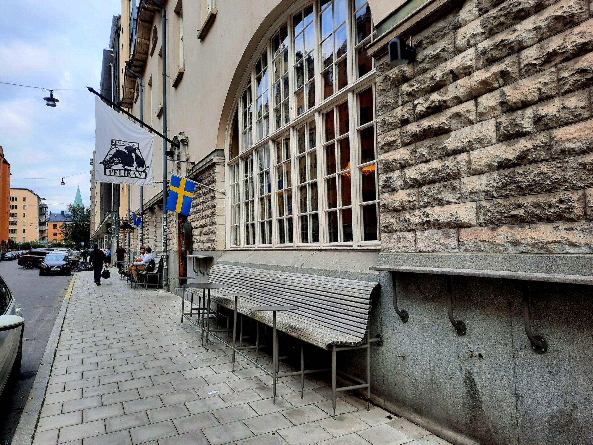 Exemple de banc de bar à Stockholm